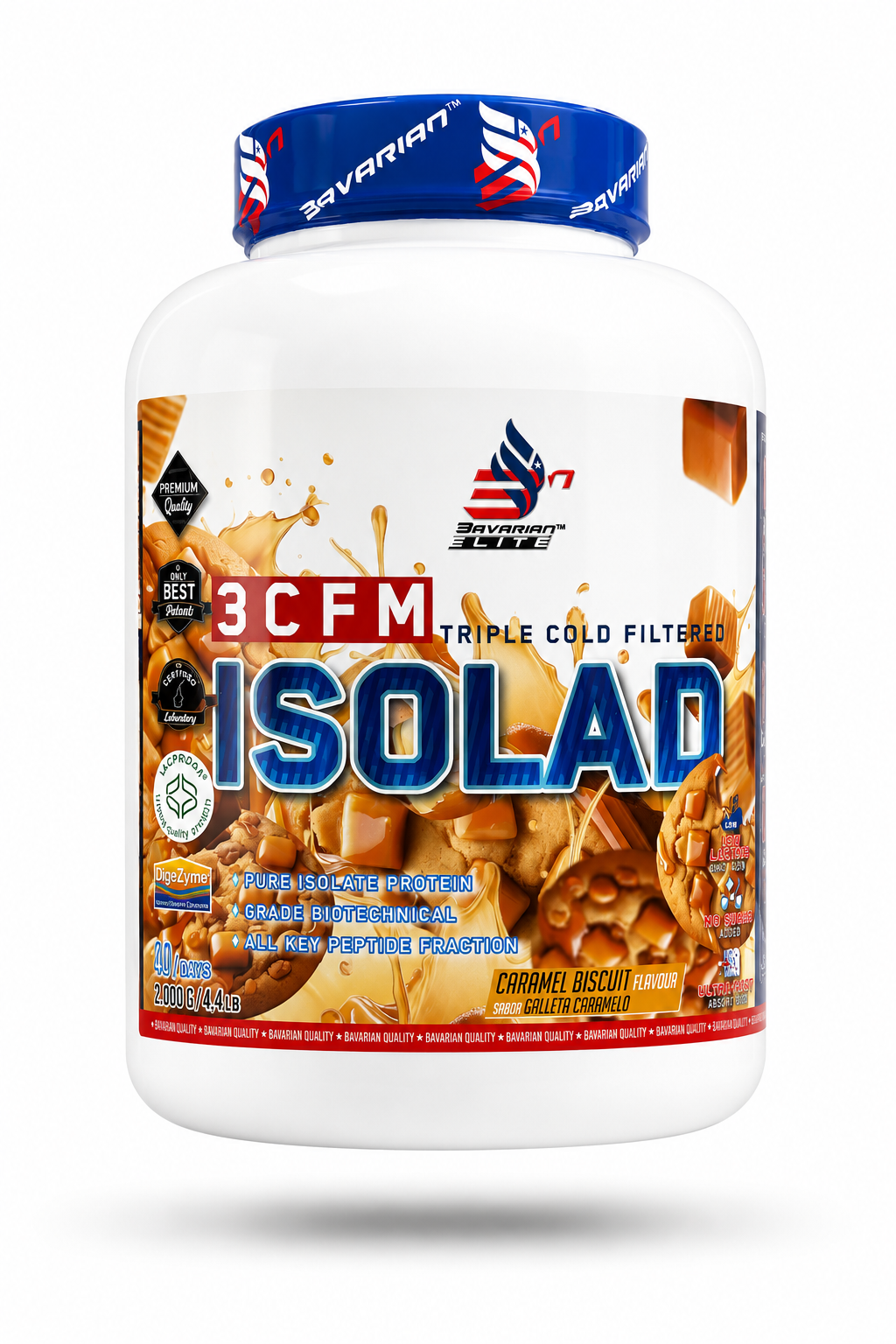 ISOLAD PROTEIN (2KG) con Digezyme® + SHAKER DE REGALO - Imagen 3