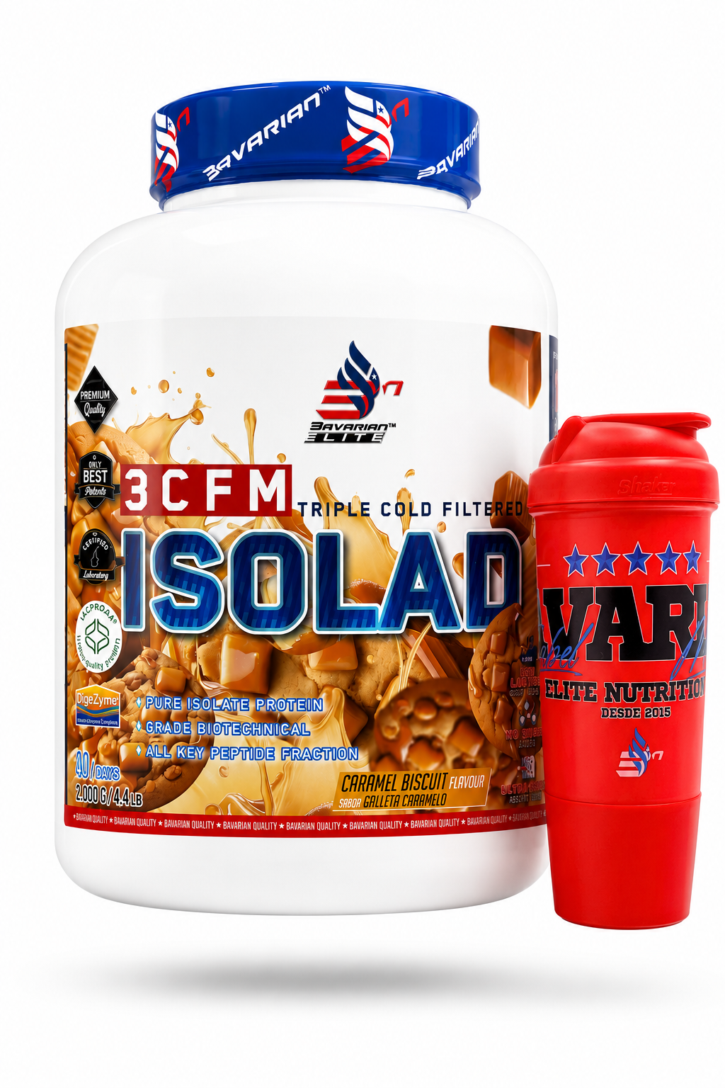 ISOLAD PROTEIN (2KG) con Digezyme® + SHAKER DE REGALO