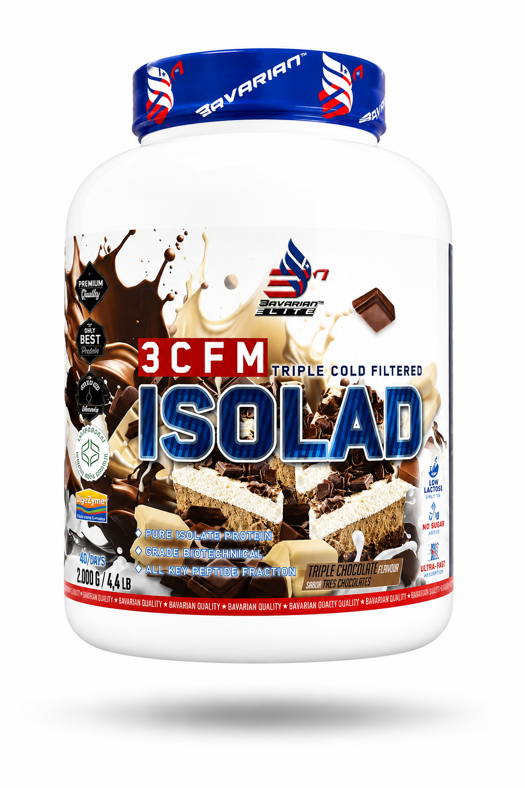 ISOLAD PROTEIN (2KG) con Digezyme® + SHAKER DE REGALO - Imagen 4