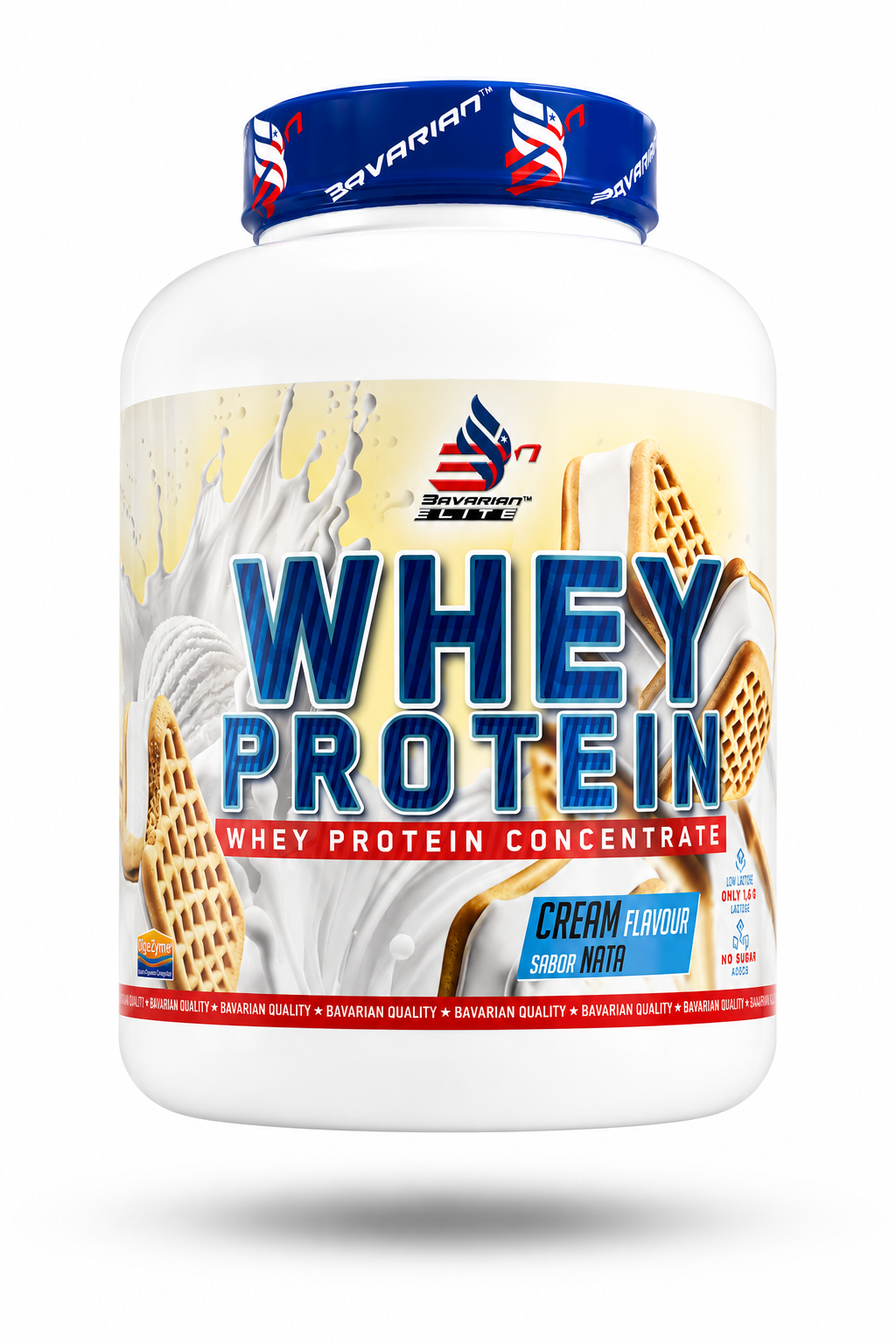 WHEY 80% PROTEÍNA (2KG) con Digezyme