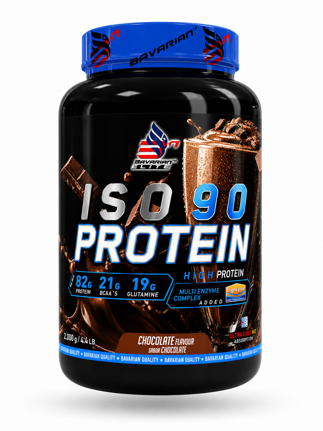 ISO 90 PROTEIN 1kg CON DIGEZYME®(Enzimas digestivas) - Imagen 4