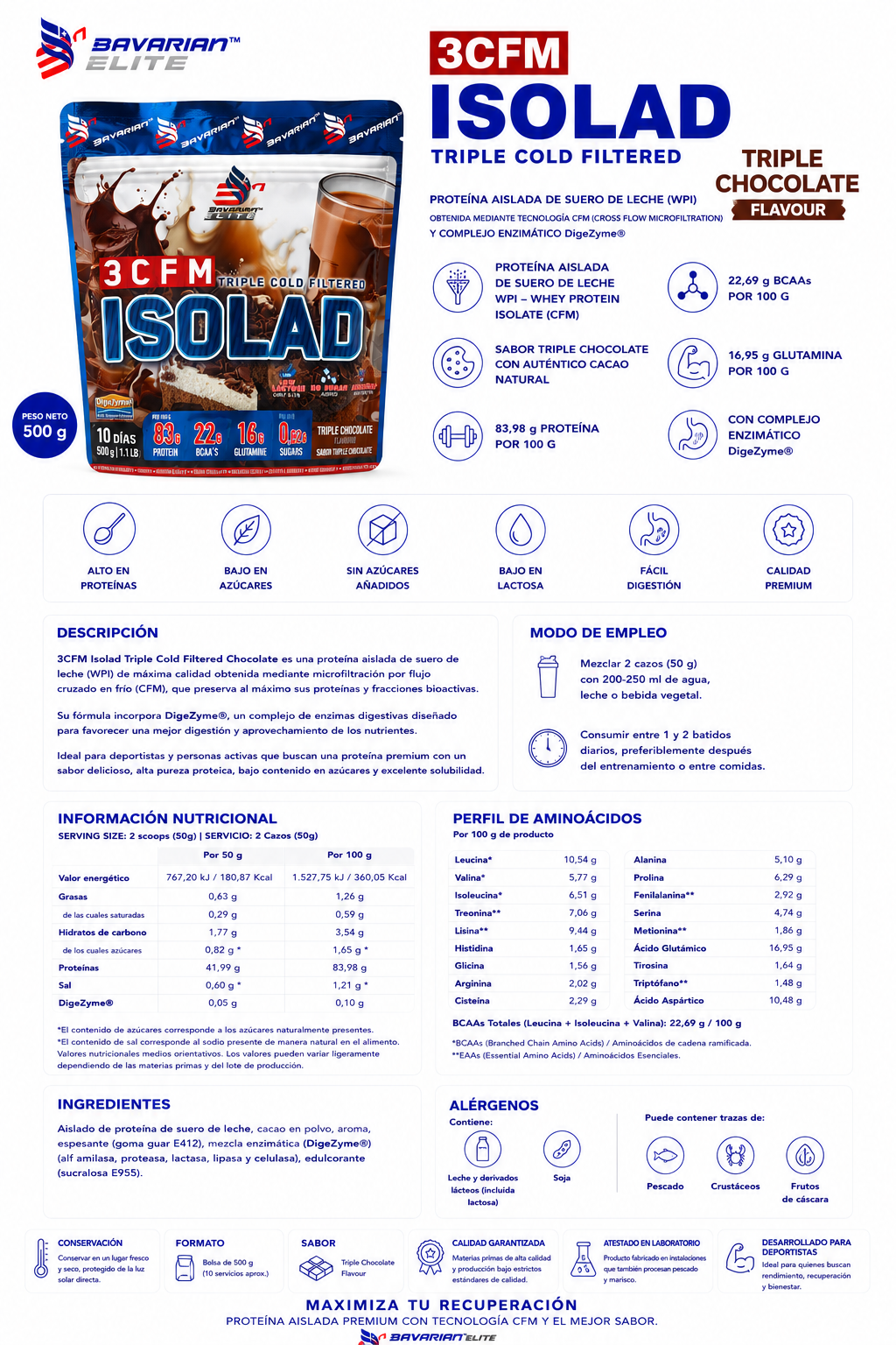 ISOLAD 500 G + DIGEZYME® - Imagen 4