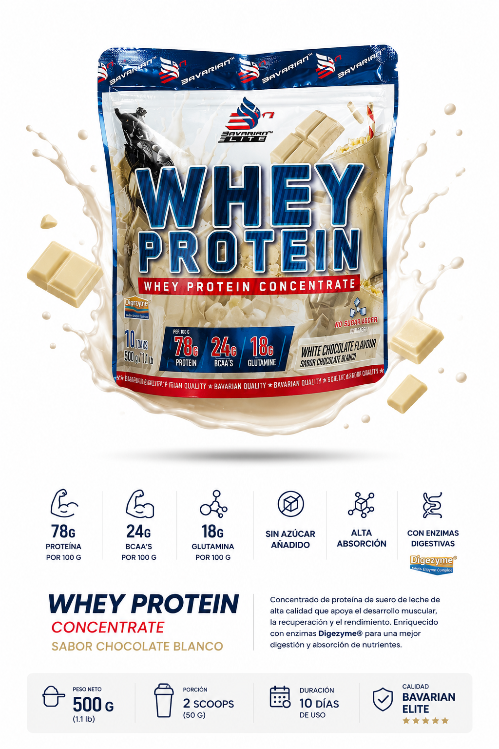 WHEY 500 G + DIGEZYME®
